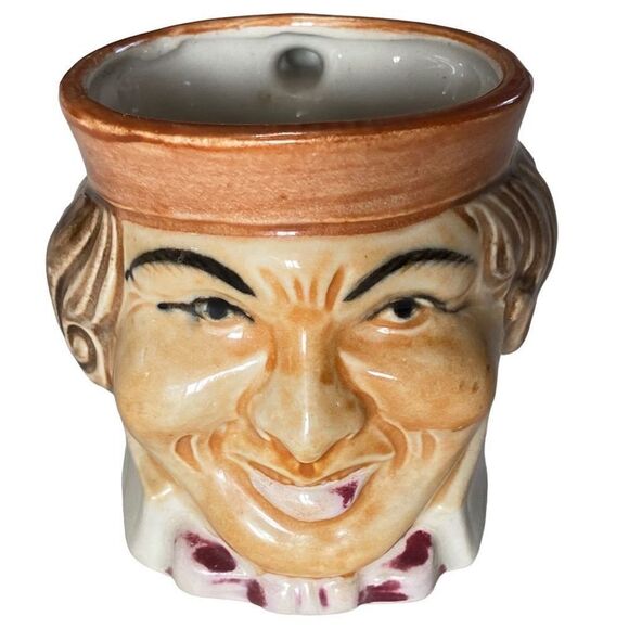 Vintage Toby Small Character Head Mug Made in Occupied Japan 1950s - Picture 1 of 12